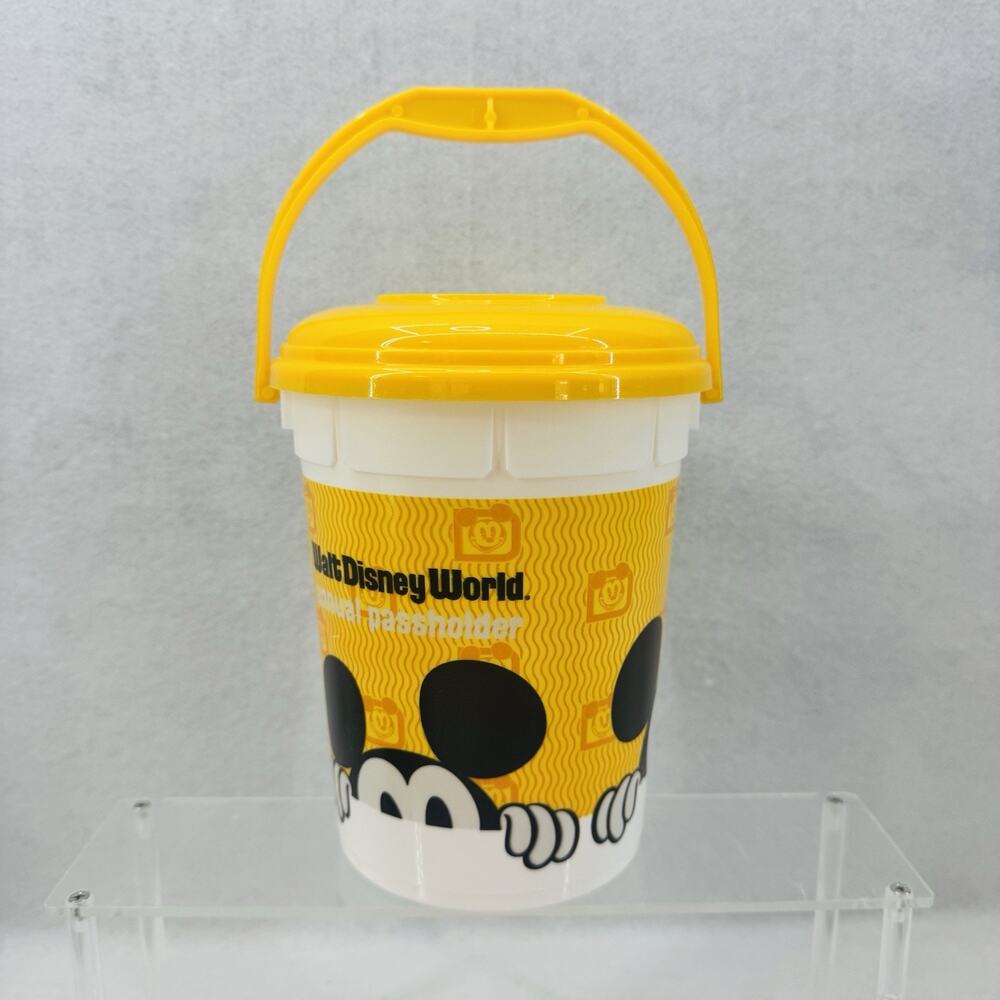EUC 2022 Walt Disney World Passholder Popcorn Bucket With Lid $2.25 Refills